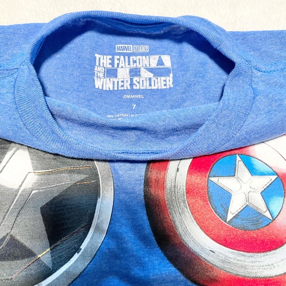 NEW Boy’s Marvel Falcon and Winter Soldier Tee - Picture 8 of 9
